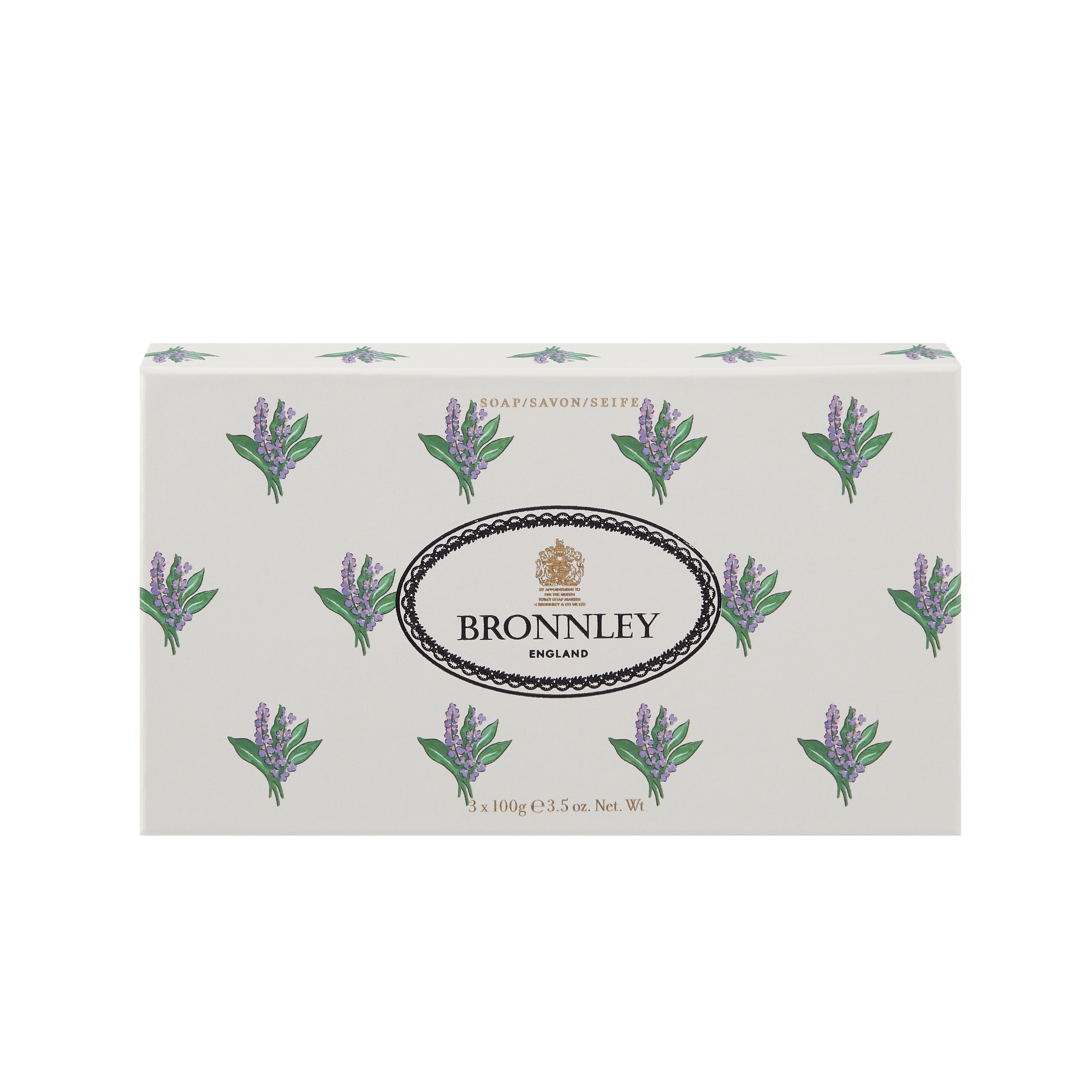 Bronnley Lavender Soap 3 x 100g
