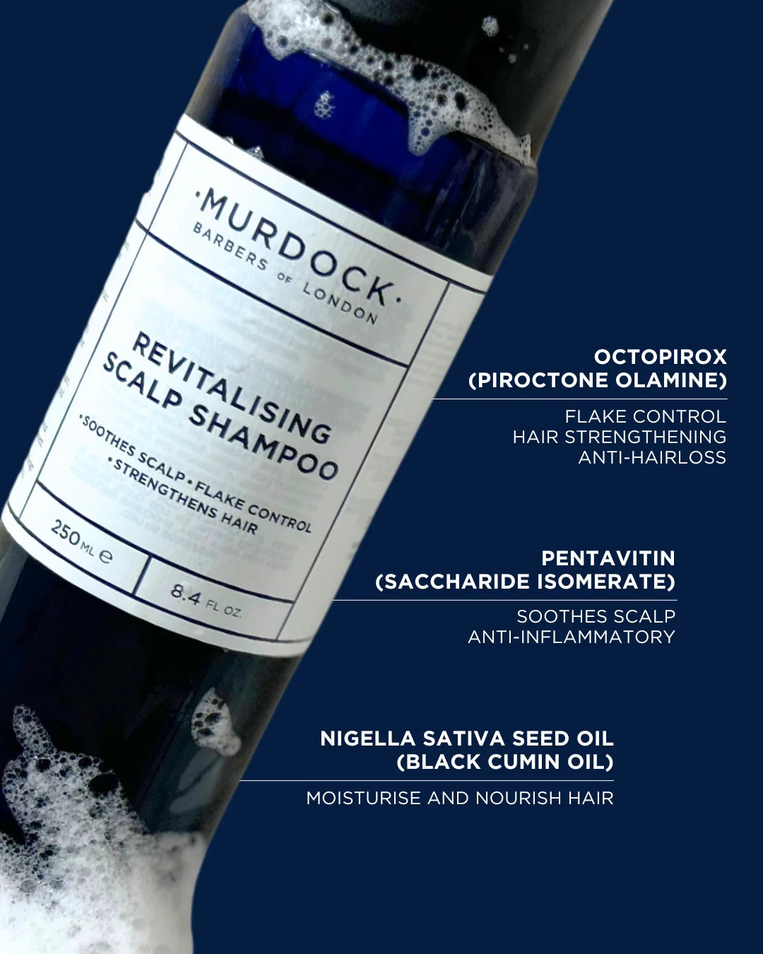 Murdock London Revitalising Scalp Care Shampoo 250ml