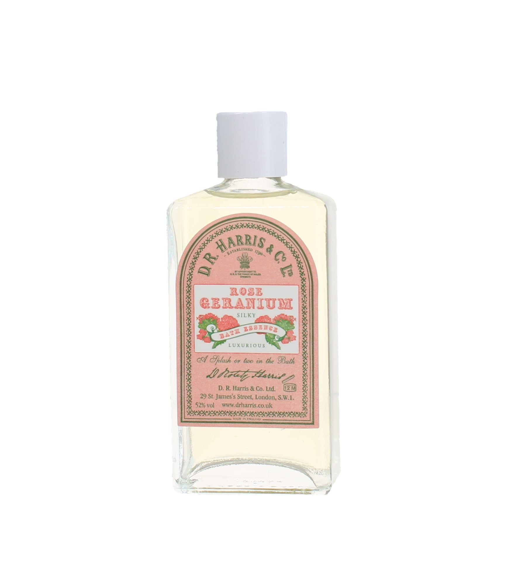 D.R. Harris Rose Geranium Bath Essence 100ml