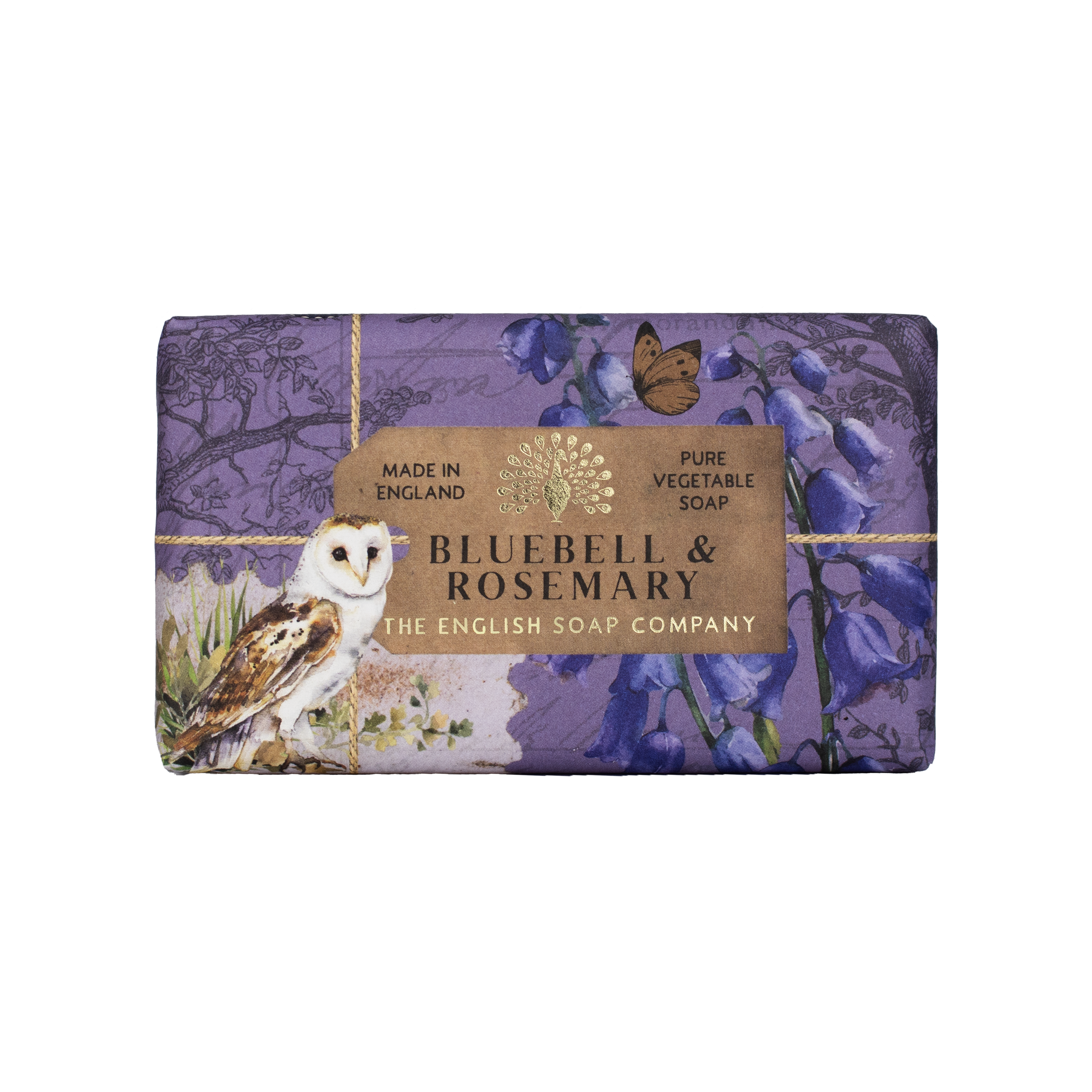 The English Soap Company Bluebell and Rosemary Soap 200g