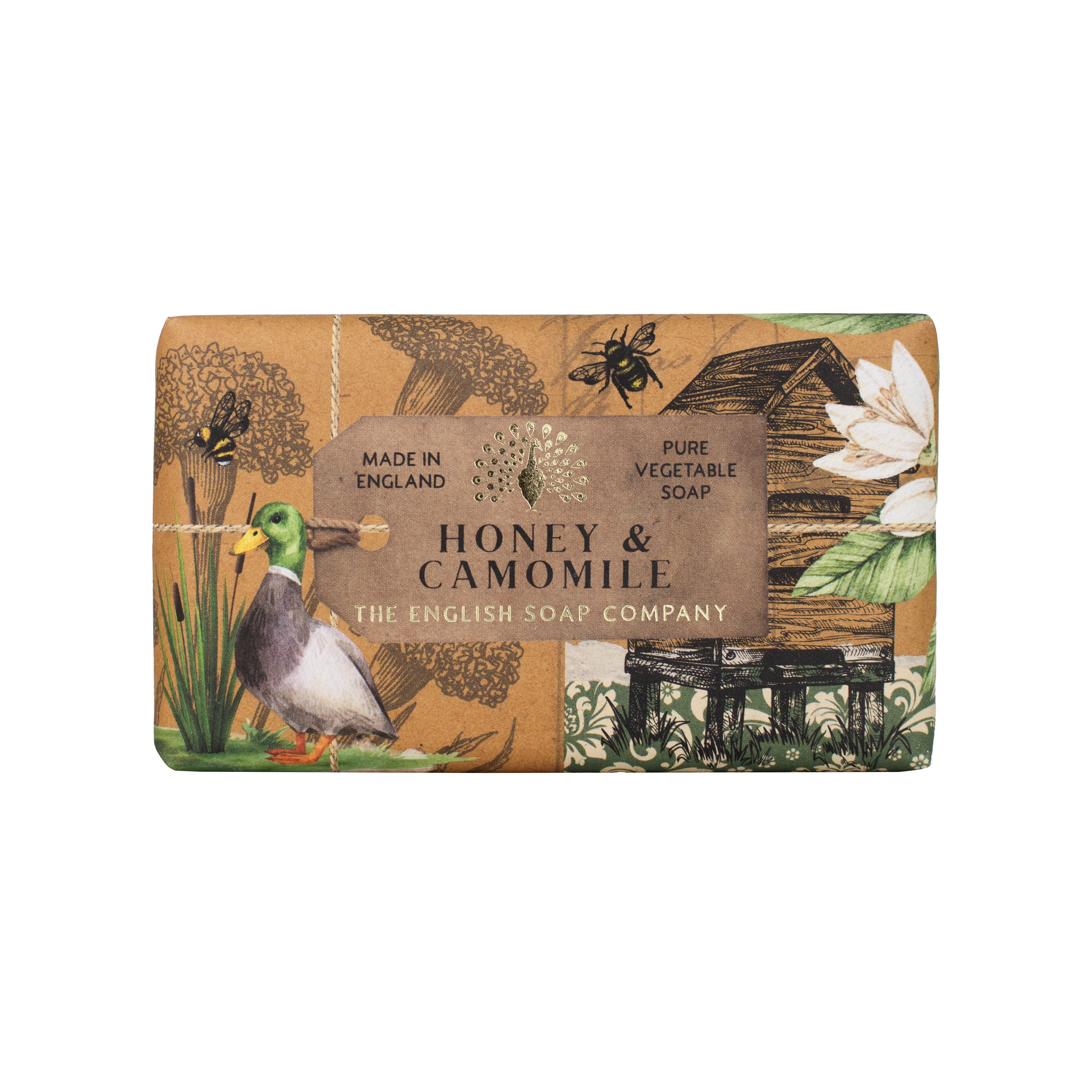 The English Soap Company Honey and Camomile Soap 190g