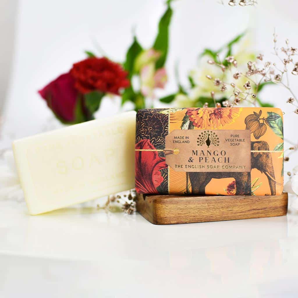 The English Soap Company Mango and Peach Soap 190g