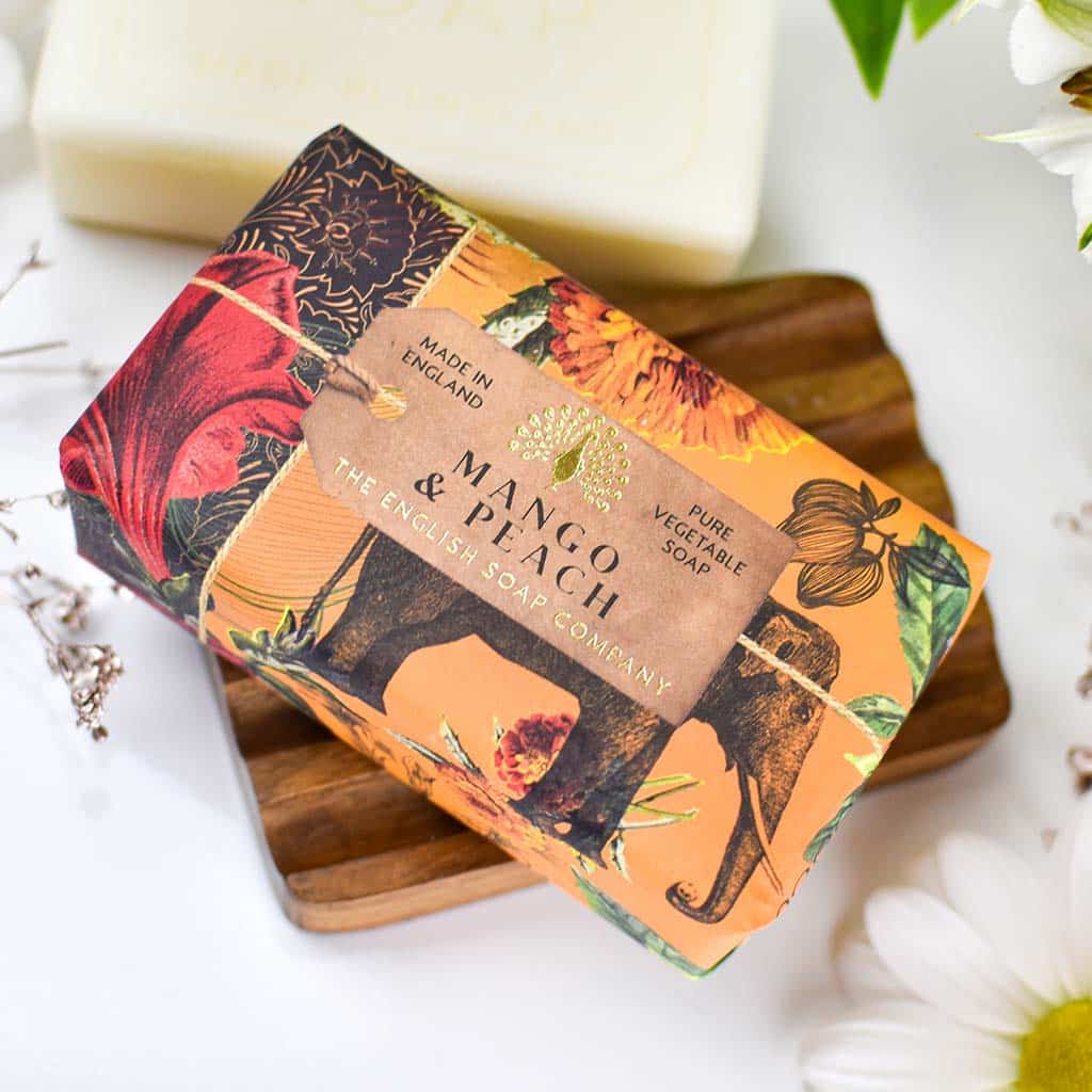 The English Soap Company Mango and Peach Soap 190g