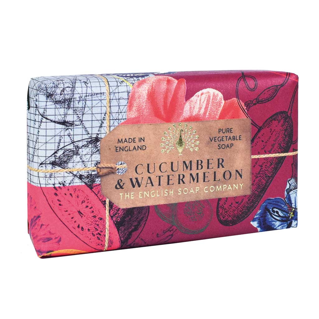 The English Soap Company Cucumber and Watermelon Soap 190g