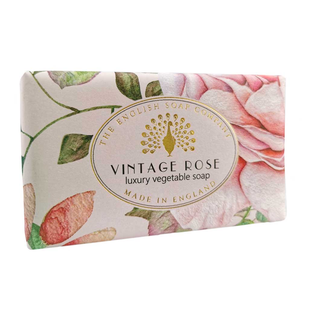 The English Soap Company Vintage Rose Soap 190g
