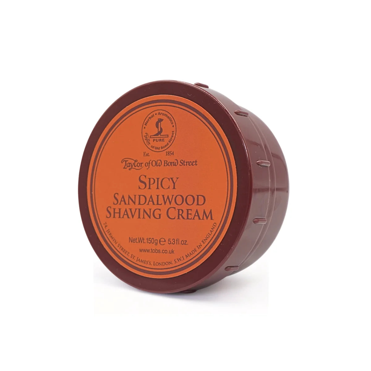 Taylor of Old Bond Street Spicy Sandalwood Shaving Cream Bowl 150g