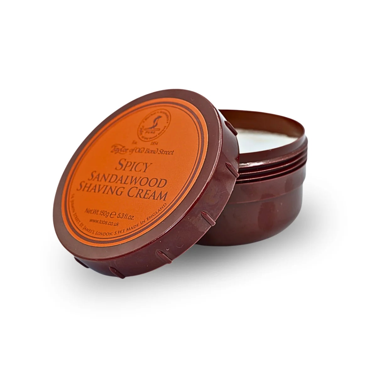 Taylor of Old Bond Street Spicy Sandalwood Shaving Cream Bowl 150g