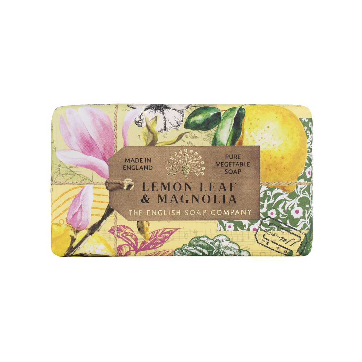 The English Soap Company Lemon Leaf and Magnolia Soap 190g