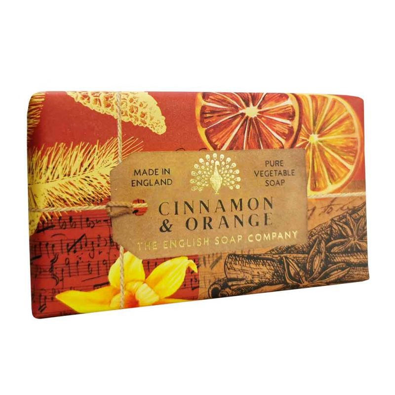 The English Soap Company Cinnamon and Orange Soap 200g