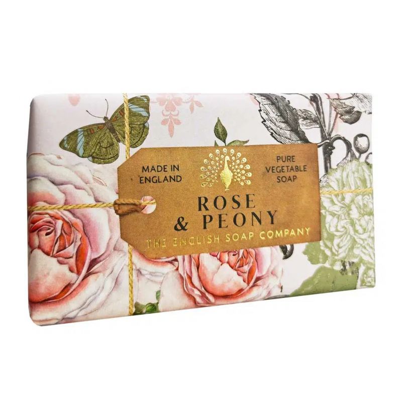 The English Soap Company Rose and Peony Soap 190g