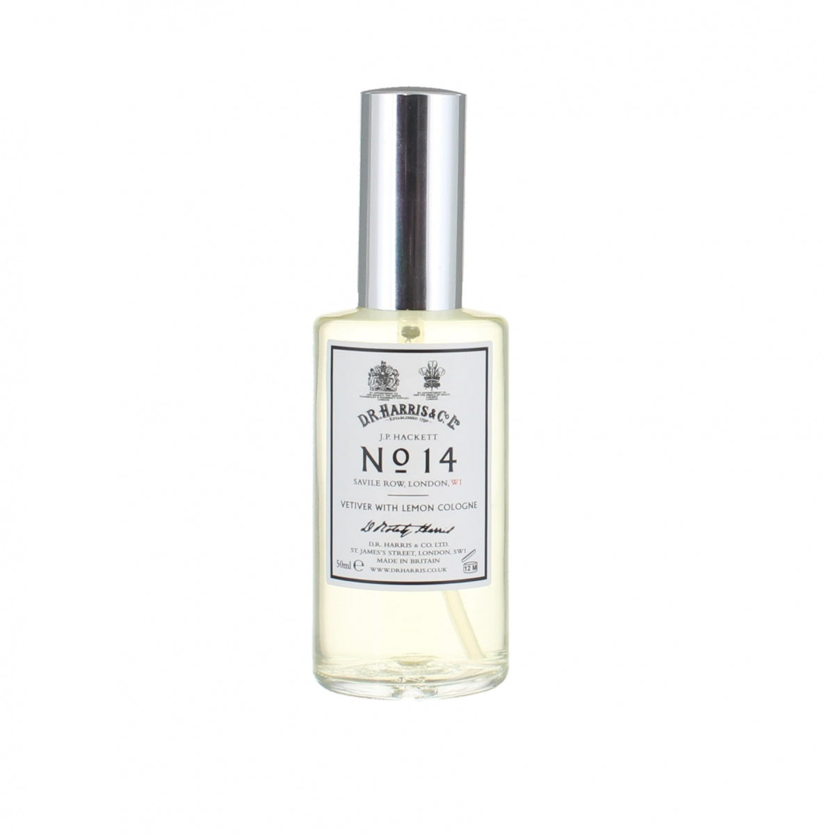 D.R. Harris No. 14 Vetiver with Lemon Cologne Spray 50ml