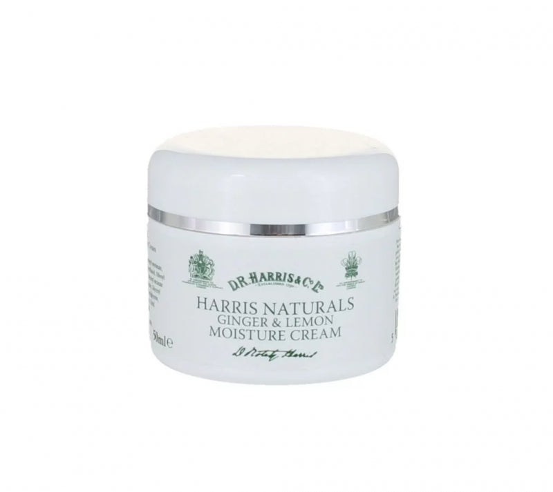 D.R. Harris Naturals Ginger and Lemon Moisture Cream 50ml, Feuchtigkeitscreme