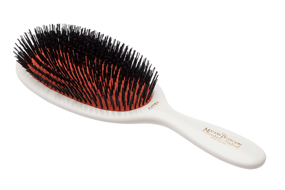 Mason Pearson Large Extra Boar Bristle Hairbrush B1 Ivory White