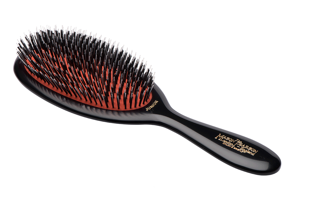 Mason Pearson Junior Bristle & Nylon Hairbrush BN2 Dark Ruby