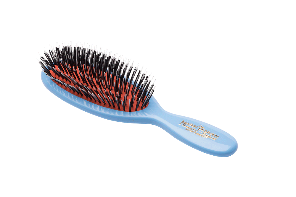 Mason Pearson Pocket Bristle & Nylon Hairbrush BN4 Blue