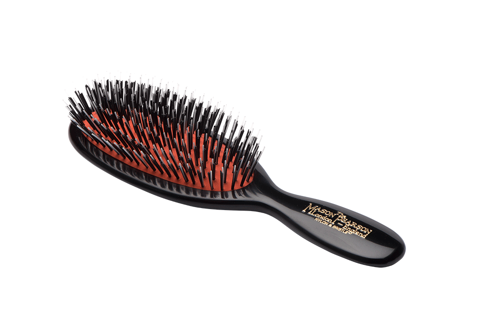 Mason Pearson Pocket Bristle & Nylon Hairbrush BN4 Dark Ruby 
