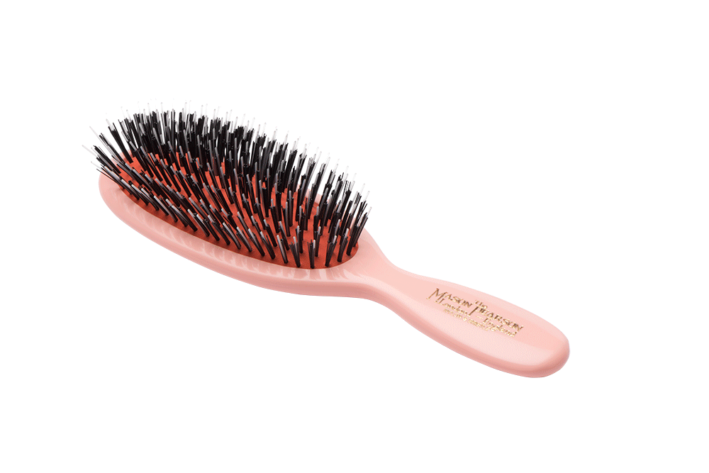 Mason Pearson Pocket Bristle & Nylon Hairbrush BN4 Pink