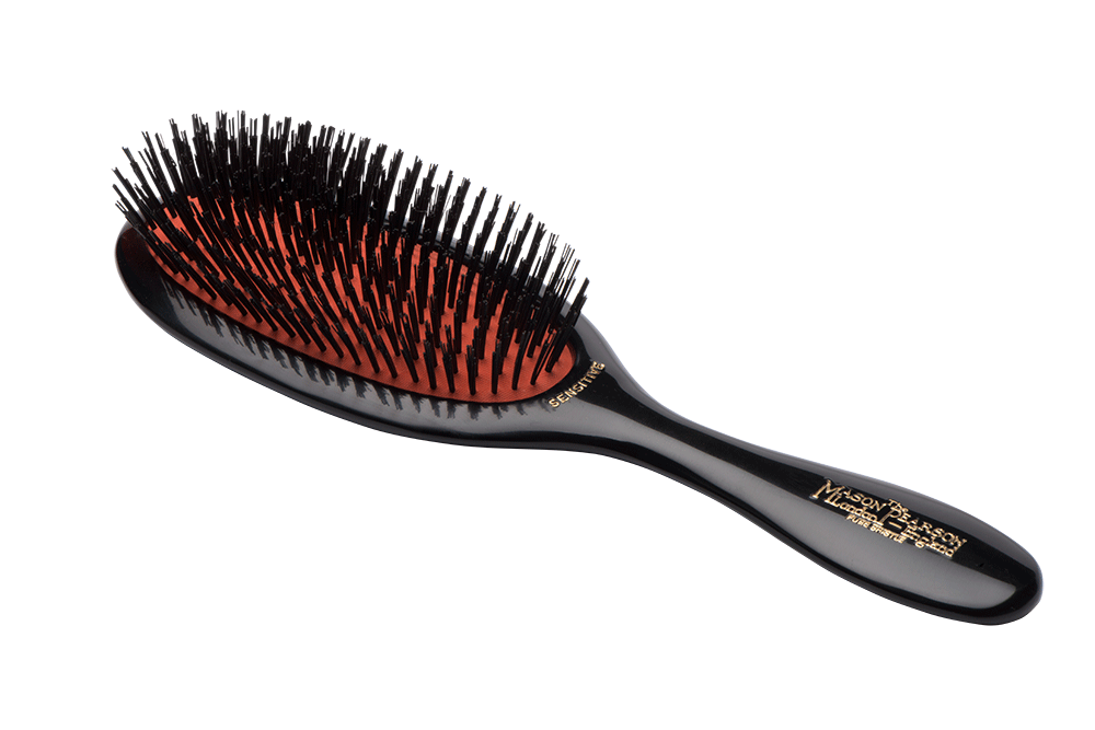 Mason Pearson SB3 ダークルビー ヘアブラシ Mason Pearson ❤️ Handy Sensitive Hairbrush SB3