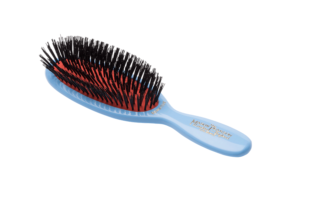 Pocket Sensitive Bristle Hairbrush SB4 Blue