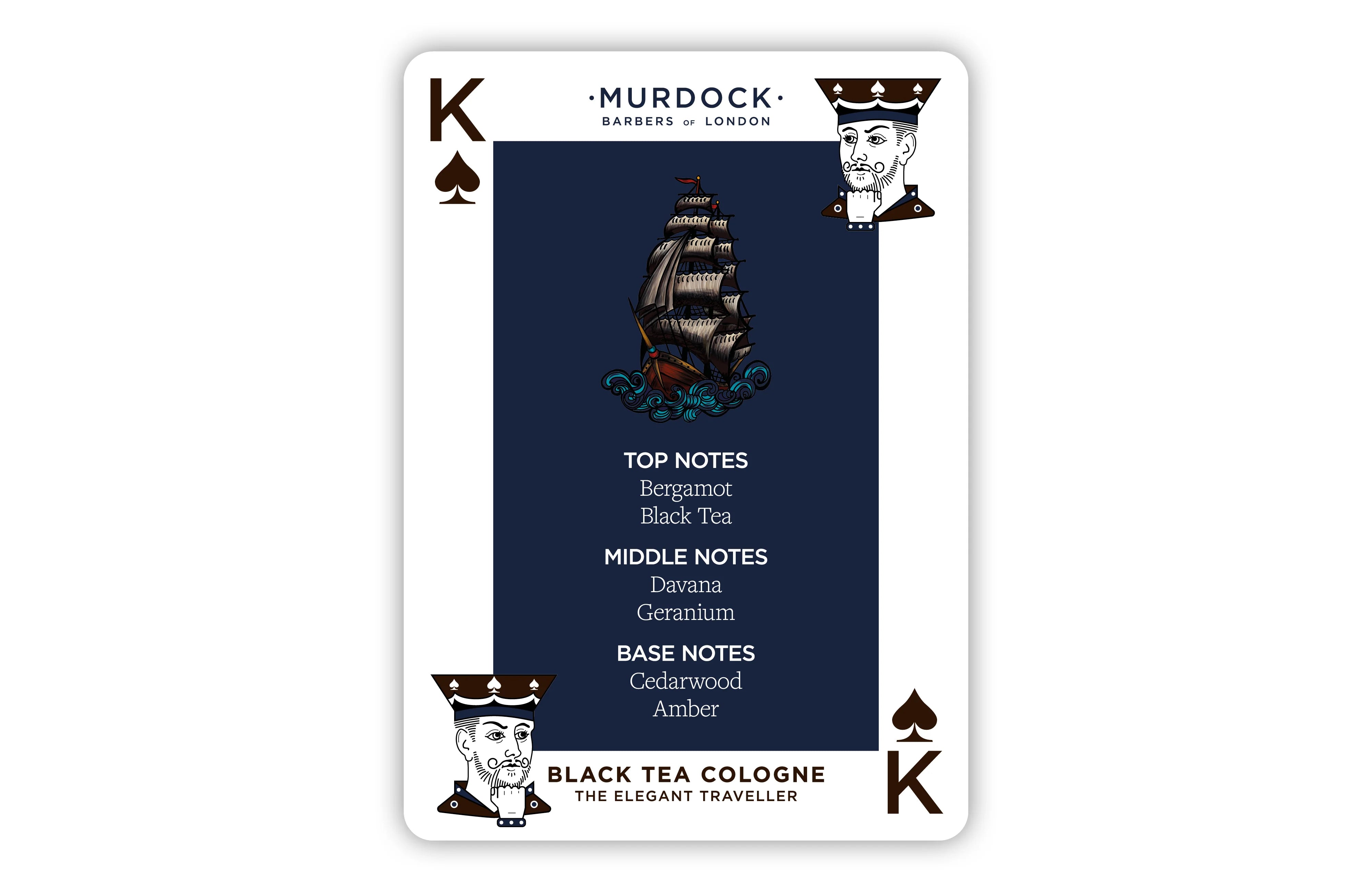 Murdock London Black Tea Cologne Fragrance Notes