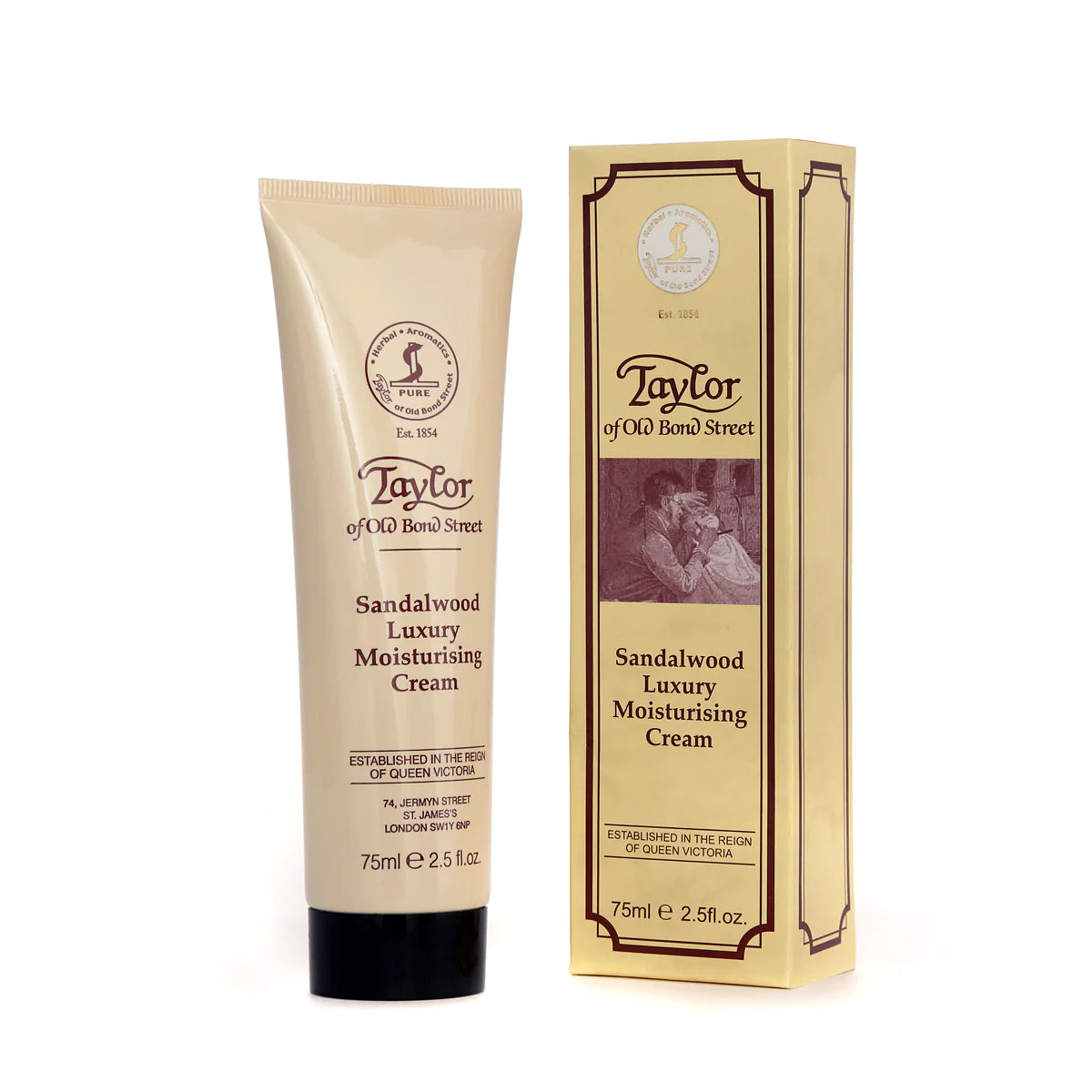 Taylor of Old Bond Street - Sandalwood Moisturising Cream - Feuchtigkeitscreme - 75ml