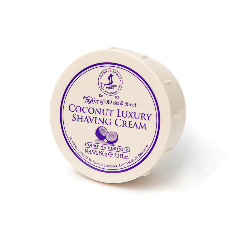 Taylor of Old Bond Street Coconut Luxury Shaving Cream Bowl 150g