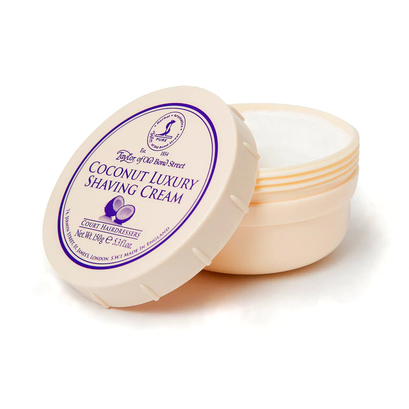 Taylor of Old Bond Street Coconut Luxury Shaving Cream Bowl 150g