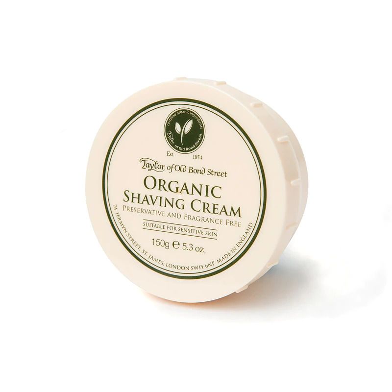 Taylor of Old Bond Street Organic Shaving Cream Bowl 150g