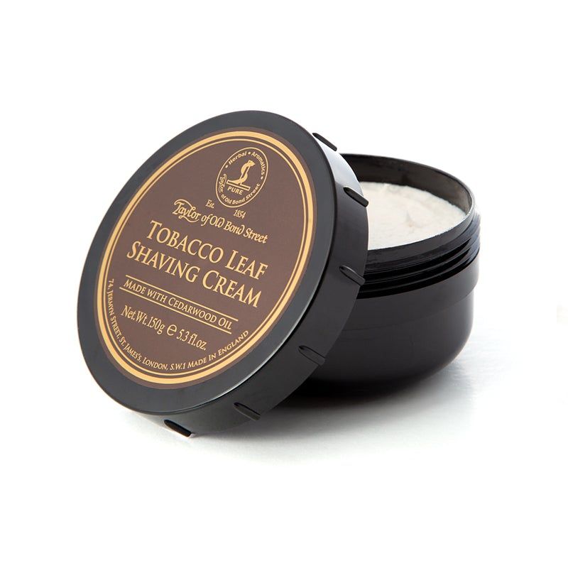 Taylor of Old Bond Street Tobacco Leaf Shaving Cream Bowl 150g