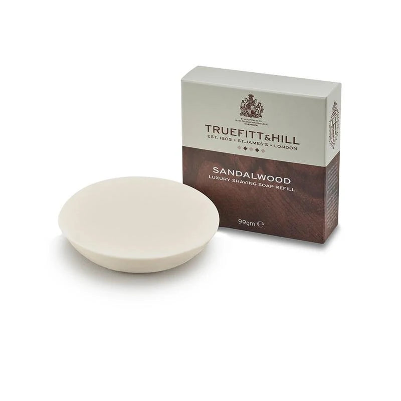 Shaving Soap HILL Refill Sandalwood | TRUEFITT &