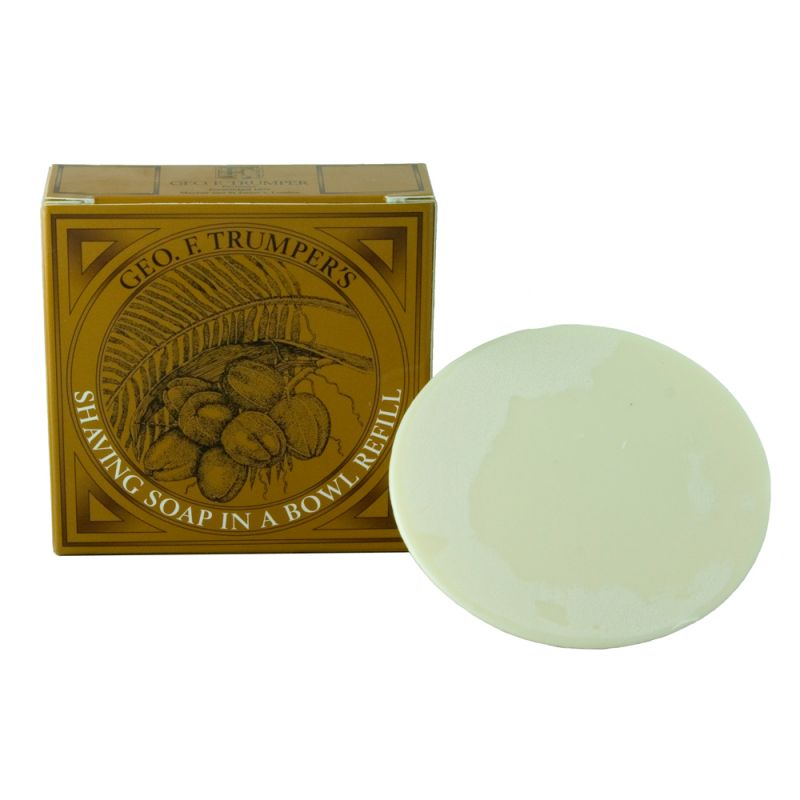 Geo.F. Trumper Coconut Oil Hard Shaving Soap Refill 80g