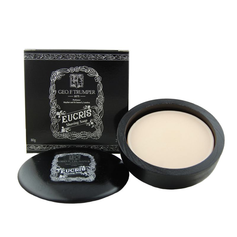 Geo.F. Trumper - Eucris Shaving Soap in Wooden Bowl - Rasierseife im Holztiegel