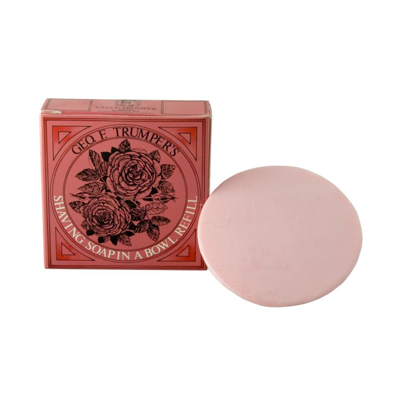Geo.F. Trumper Rose Hard Shaving Soap Refill 80g