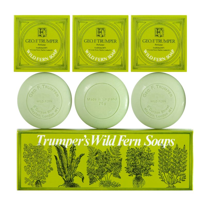 farn seife Geo.F. Trumper ❤️ Wild Fern Hand Soap 3x 75g