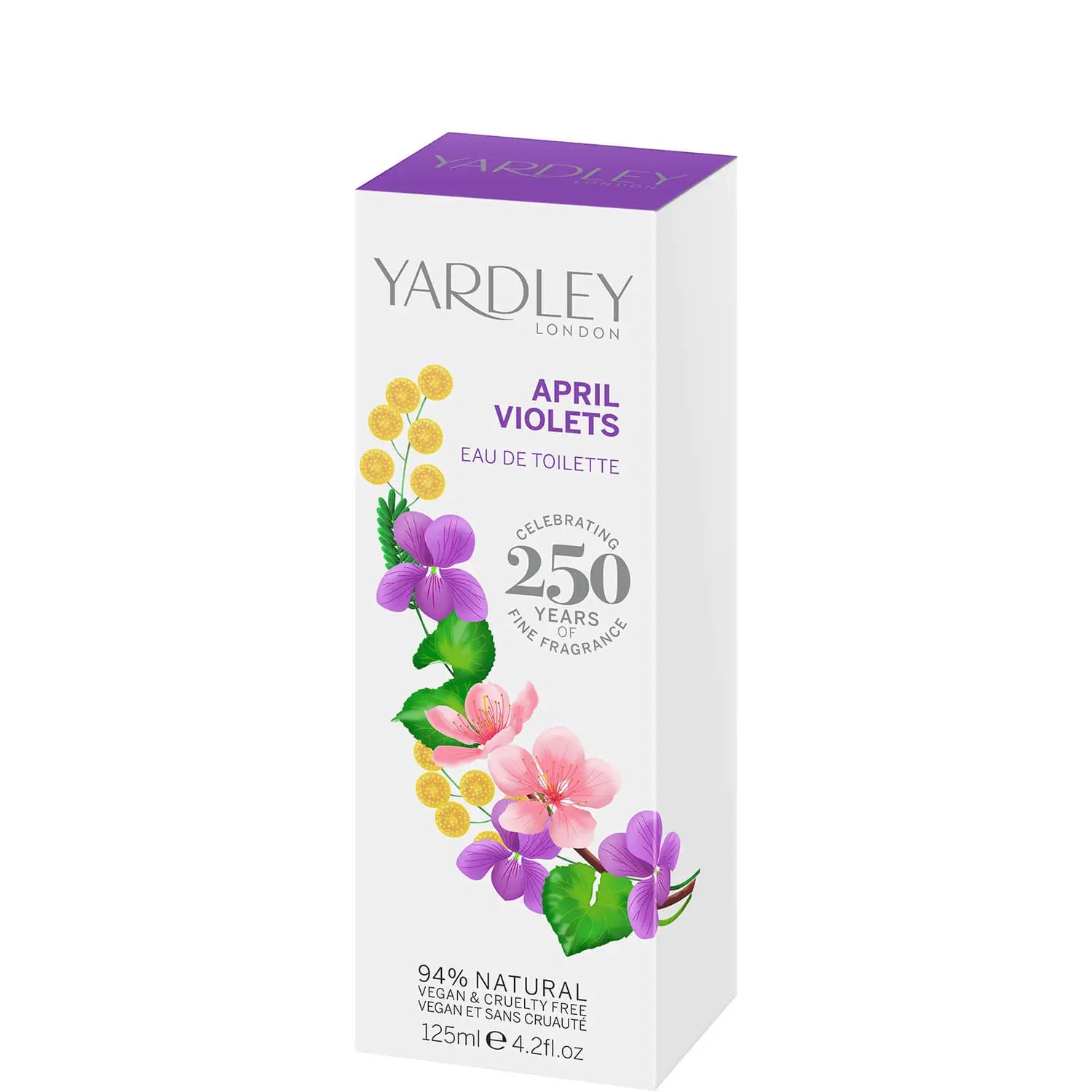 Yardley April Violets Eau de Toilette 125ml