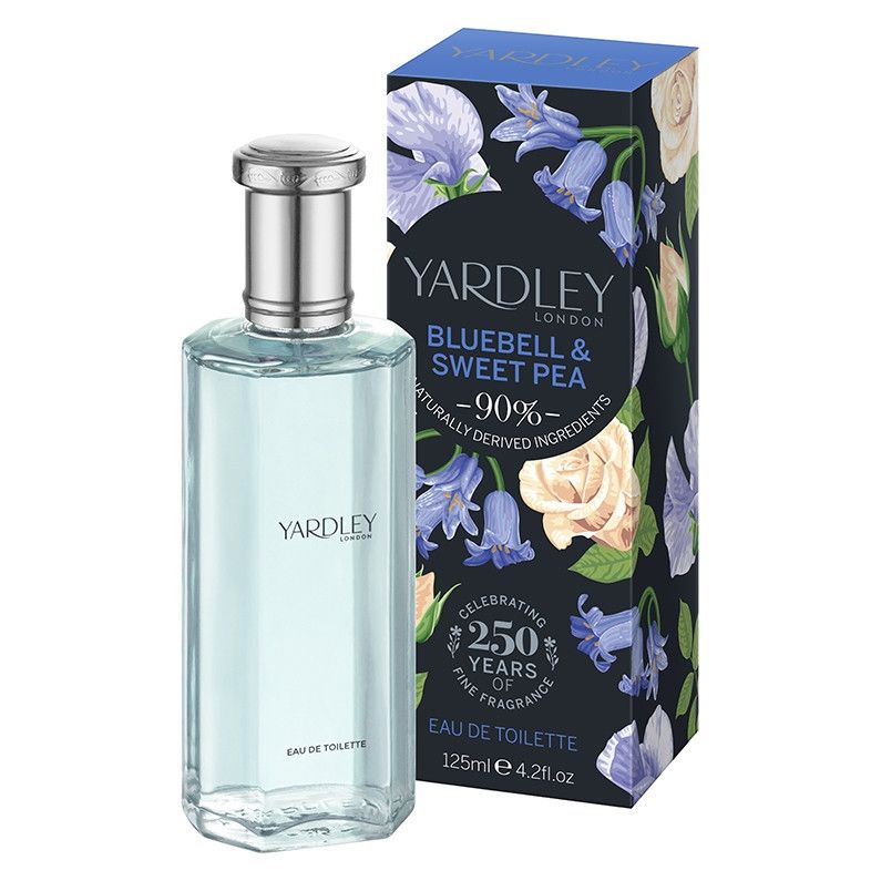 Yardley Bluebell & Sweet Pea Eau de Toilette 125ml