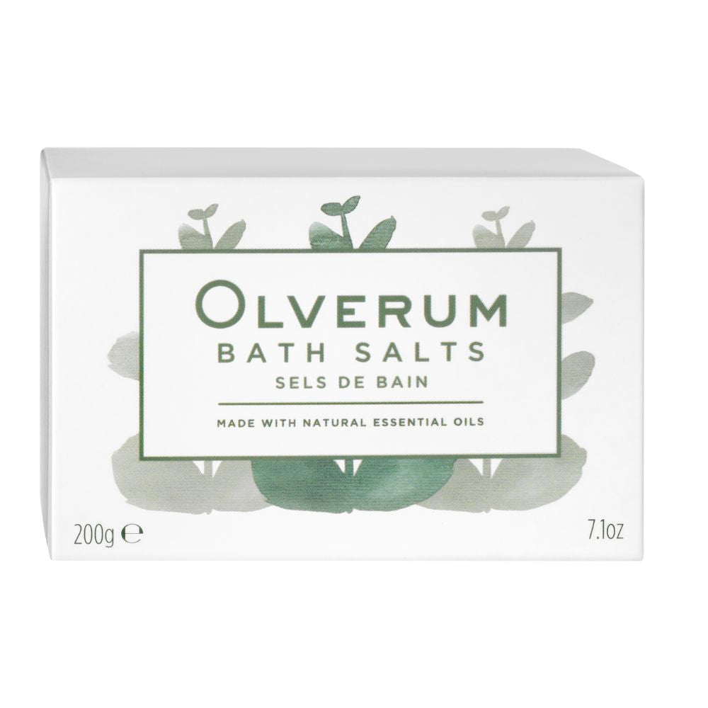 Olverum Bath Salts Verpackung