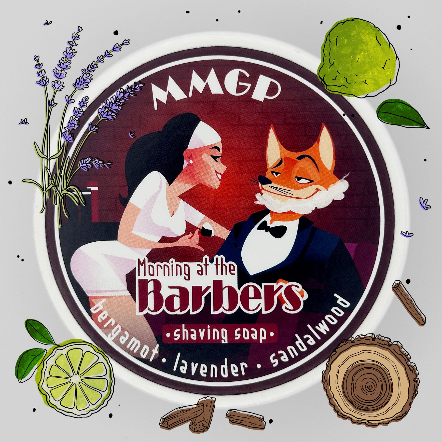 MMGP - Morning at Barbers - Shaving Soap - Rasierseife - 114g