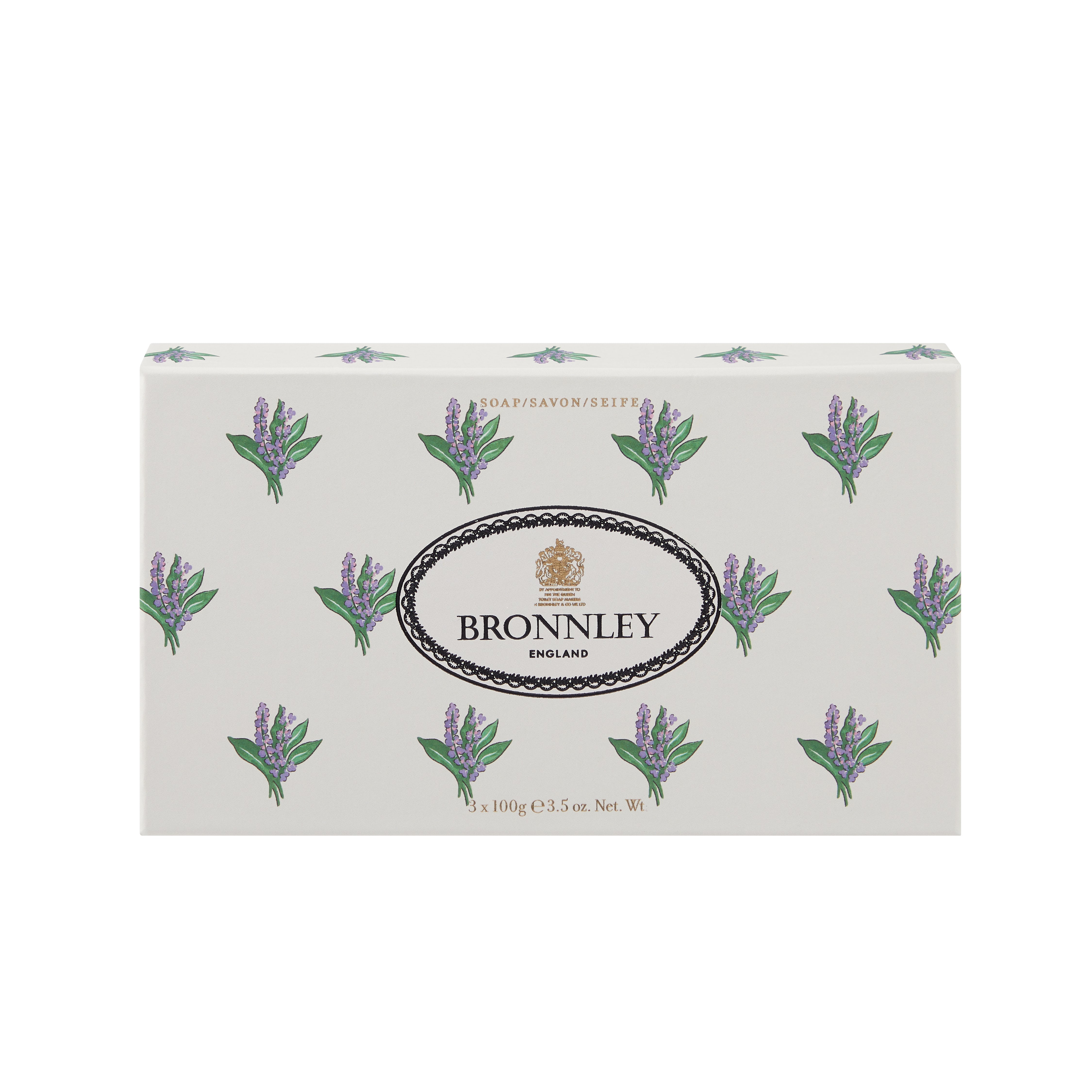 Bronnley Lavender Soap 3 x 100g 