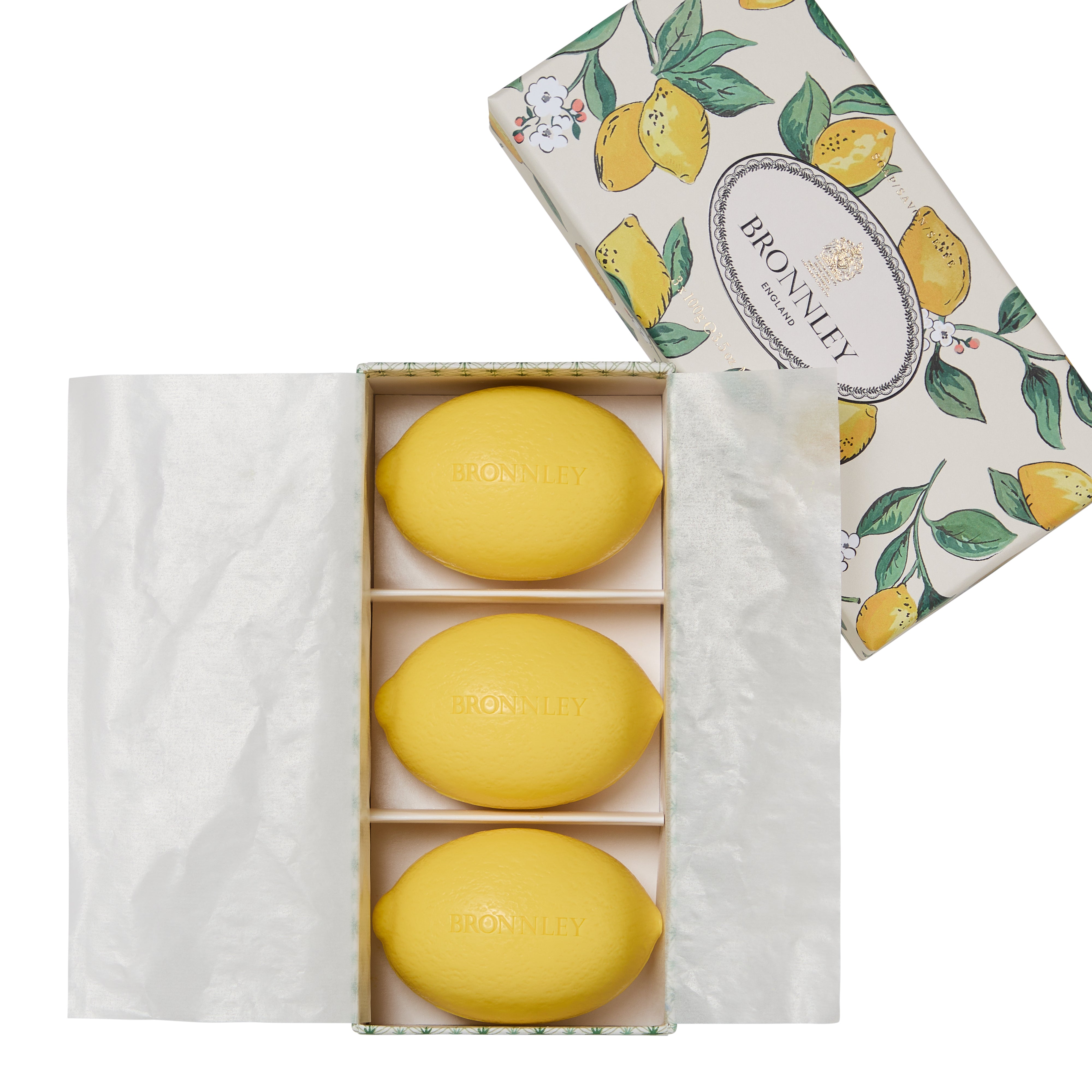 Bronnley Lemon Soap 3 x 100g