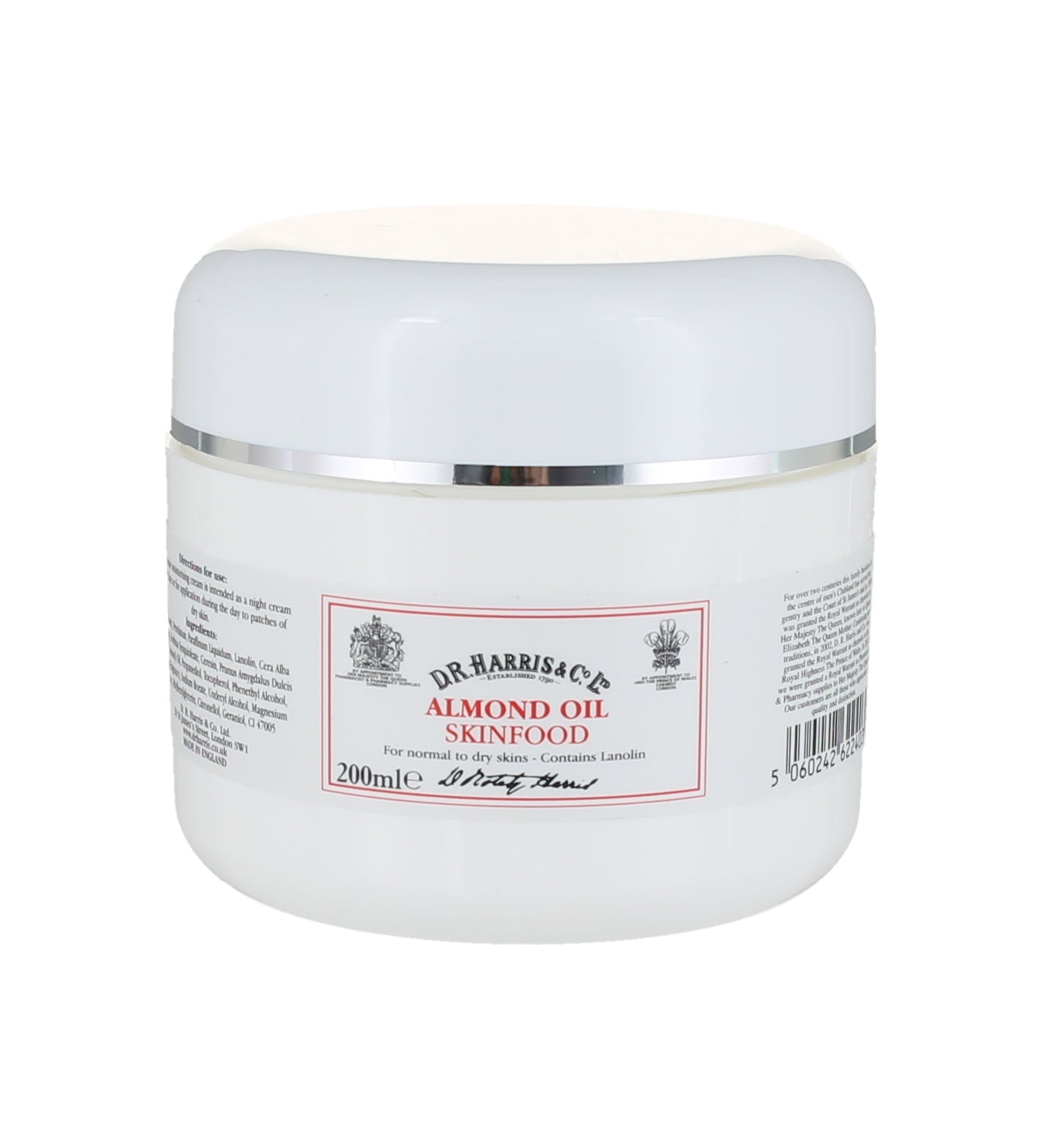 D.R. Harris Almond Oil Skinfood 200ml