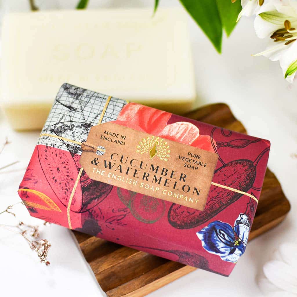 The English Soap Company Cucumber and Watermelon Soap 190g