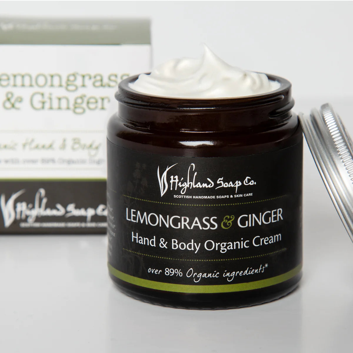 The Highland Soap Company Lemongrass & Ginger Hand & Body Cream 120ml