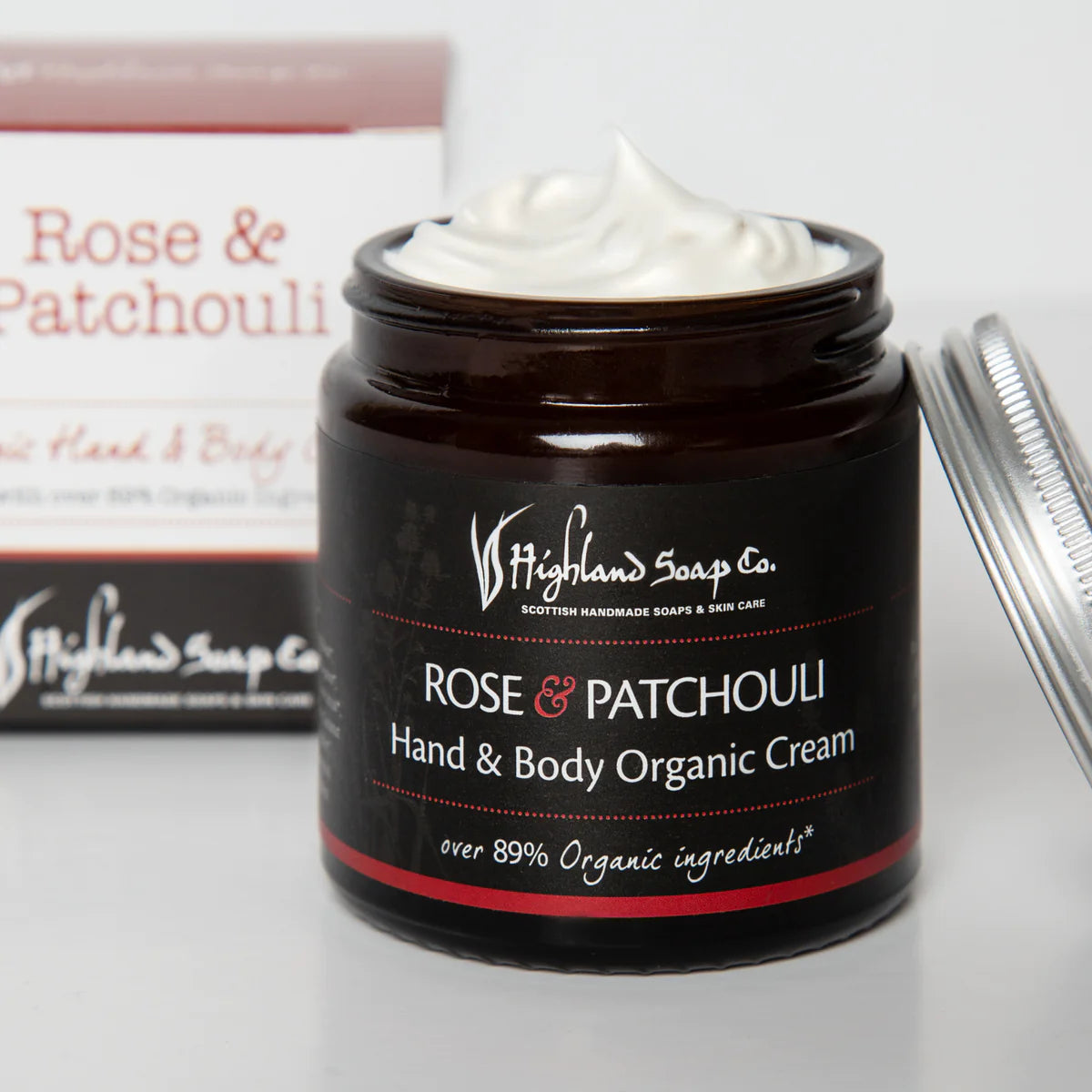 The Highland Soap Company Rose & Patchouli Hand & Body Cream 120ml