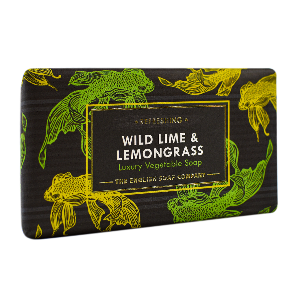 The English Soap Company Wild Lime and Lemongrass Soap 190g