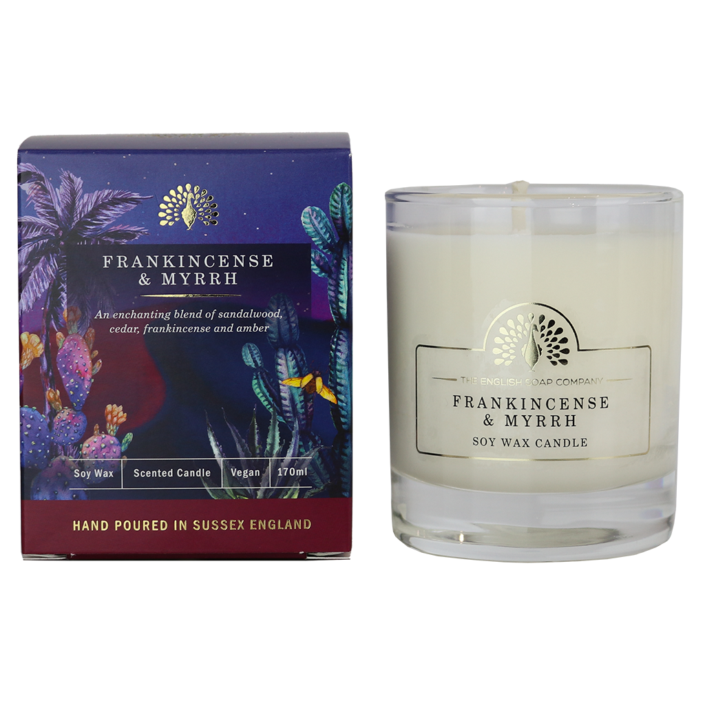 The English Soap Company Frankincense & Myrrh Candle 170ml