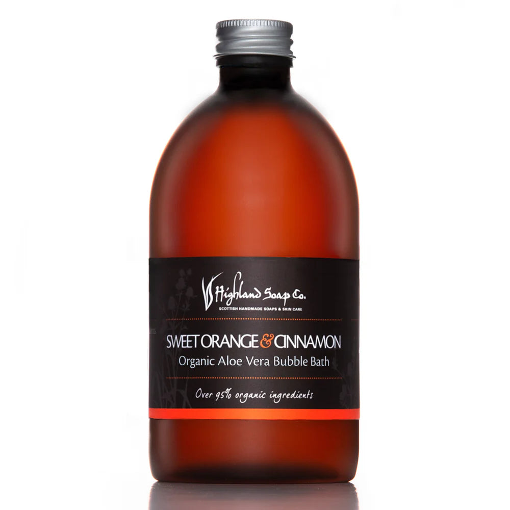 The Highland Soap Company Sweet Orange and Cinnamon Bubble Bath 500ml