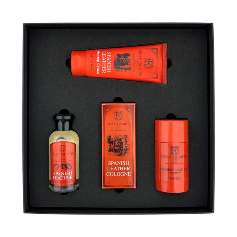 Geo.F. Trumper Spanish Leather Gift Set