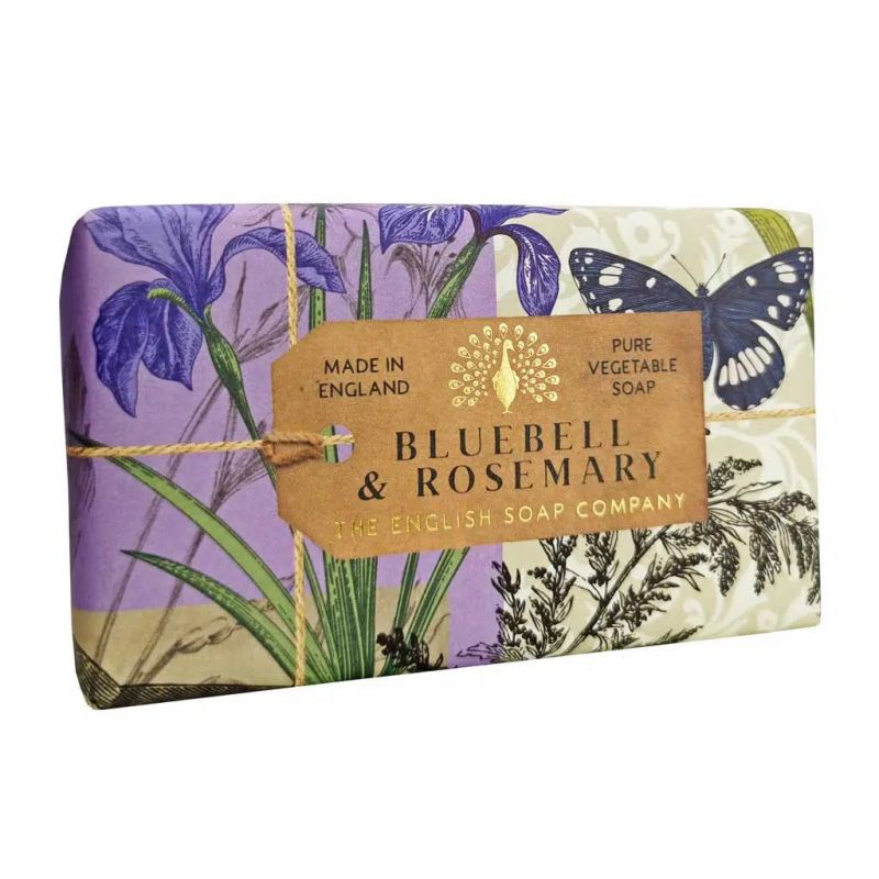 The English Soap Company Bluebell and Rosemary Soap 200g