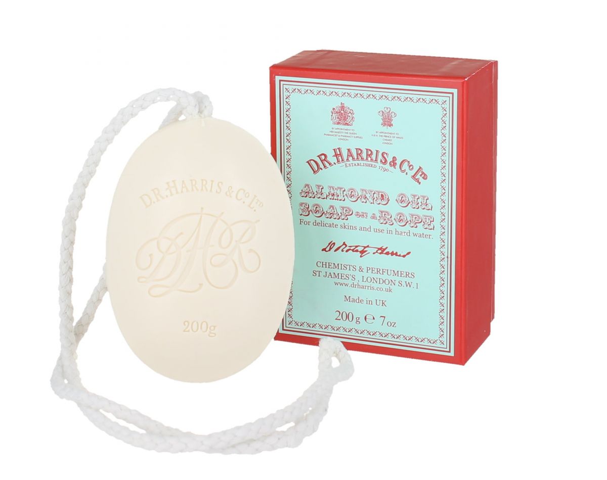 D.R. Harris Almond Oil Soap-on-a-Rope 200g